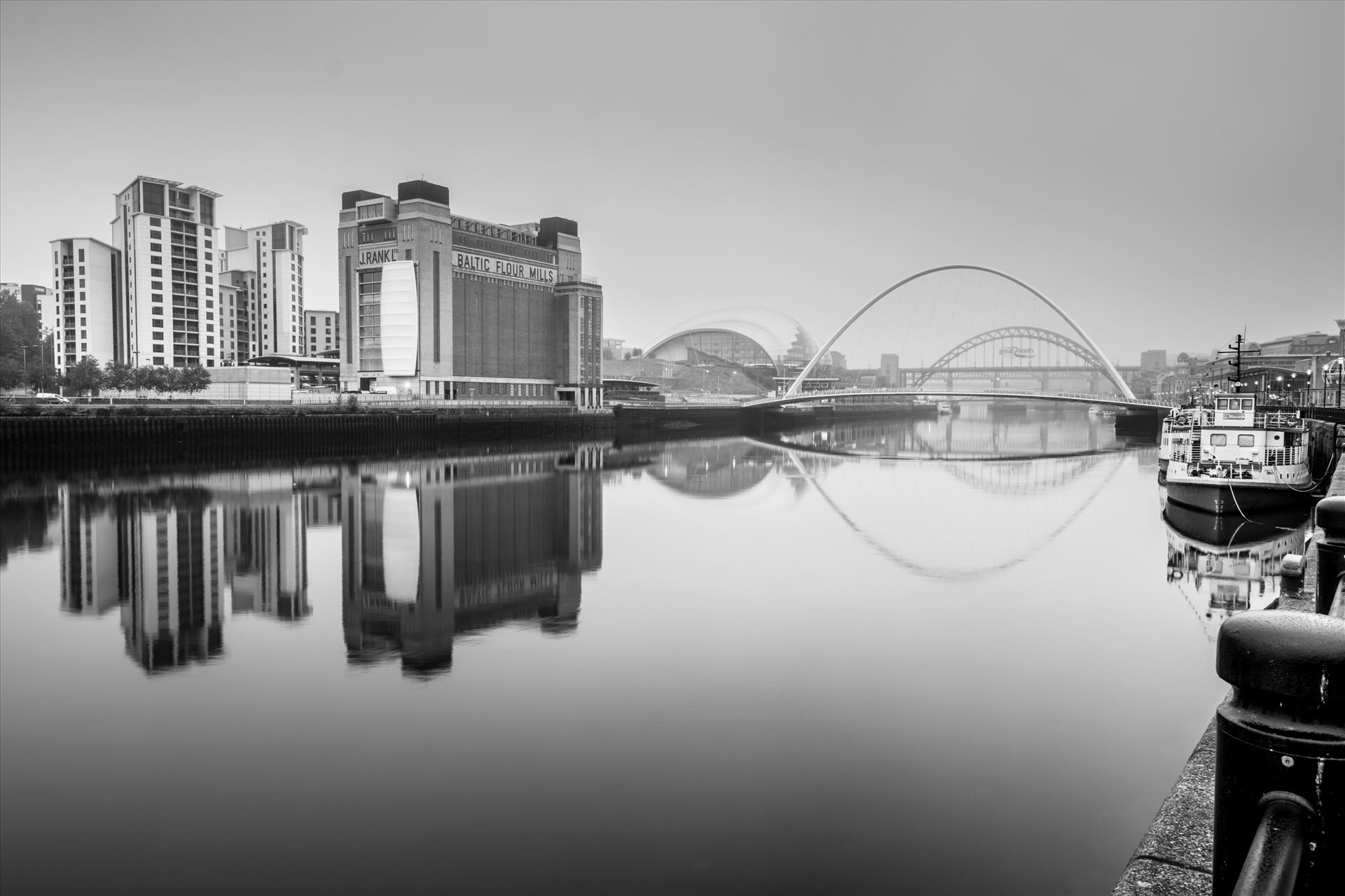Newcastle/Gateshead Quayside - The Baltic Arts centre on the banks of the River Tyne by philreay