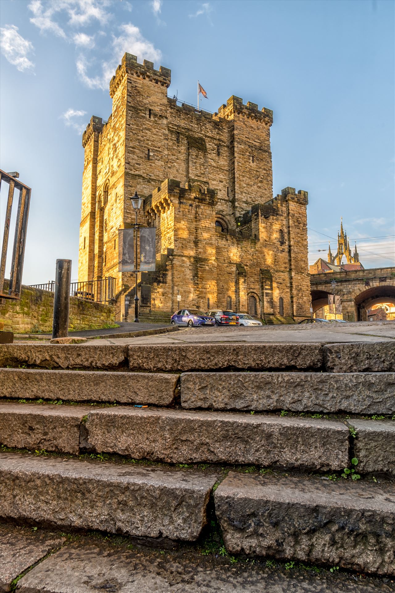 The Castle Keep - The Castle, Newcastle is a medieval fortification in Newcastle upon Tyne, built on the site of the fortress which gave the City of Newcastle its name. by philreay