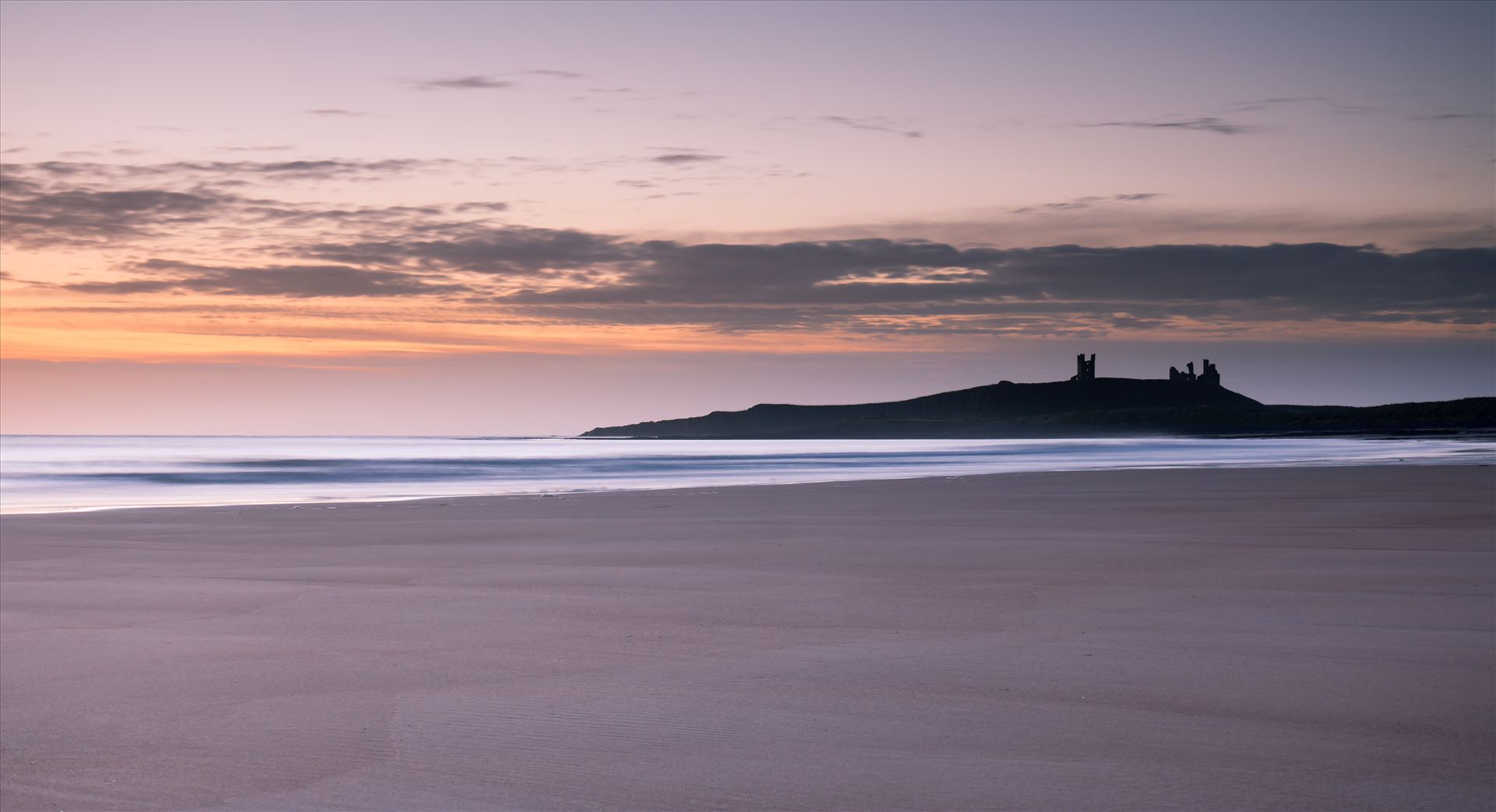 Sunrise at Embleton Bay, Northumberland - Embleton Bay is a bay on the North Sea, located to the east of the village of Embleton, Northumberland, England. It lies just to the south of Newton-by-the-Sea and north of Craster by philreay