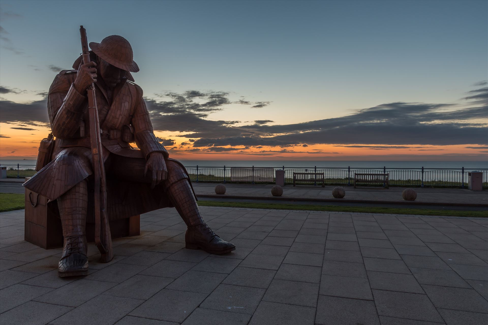 Mission 1101 `Tommy` - The steel statue, by local artist Ray Lonsdale, was so popular that people in Seaham began a campaign to buy it.
The piece, called 1101 but know locally as Tommy, was inspired by World War One and is named to reflect the first minute of peace. by philreay