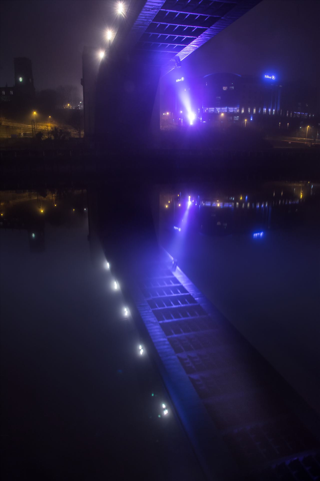Fog on the Tyne 2 - Shot on the quayside at Newcastle early one foggy morning by philreay