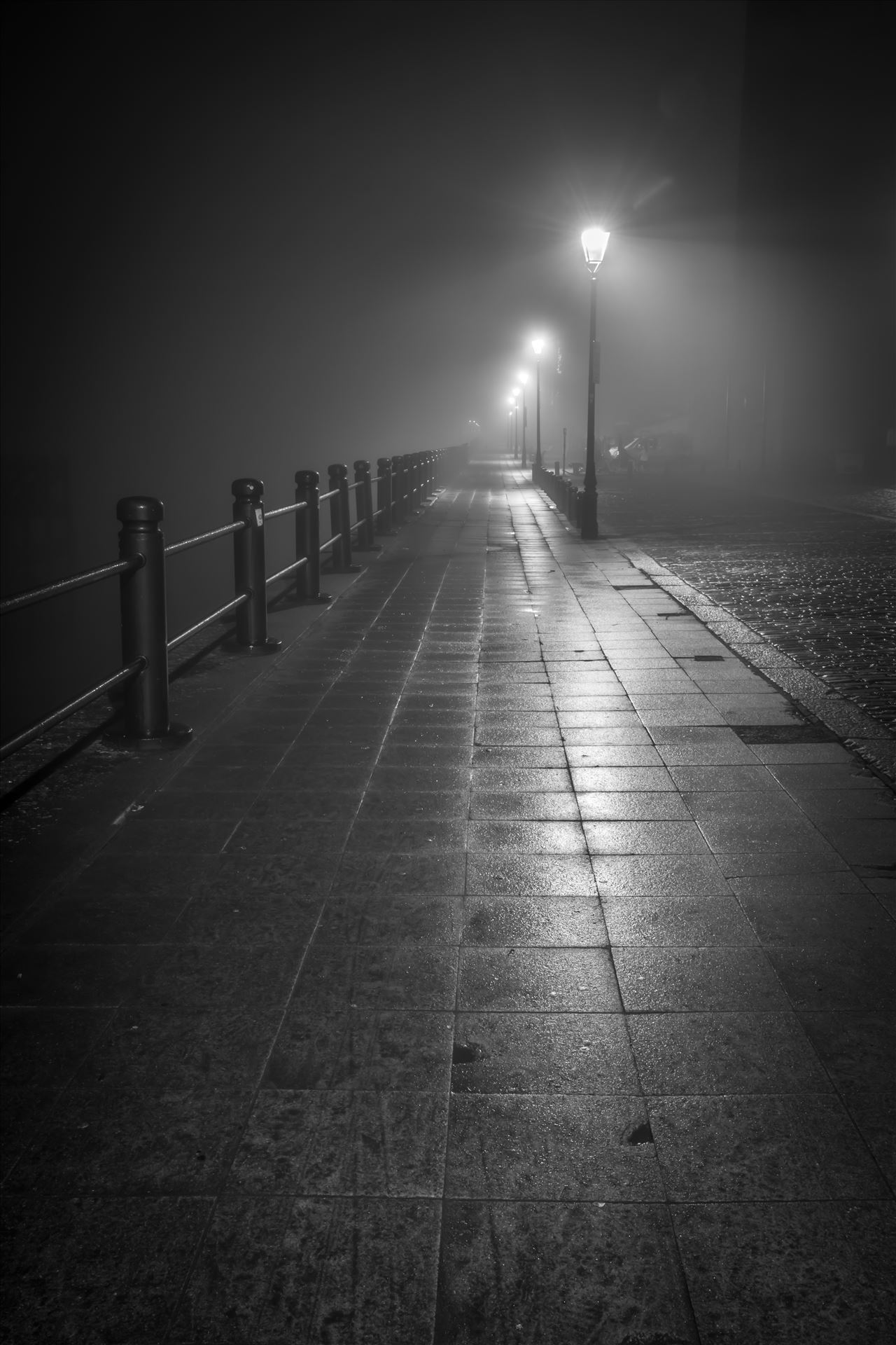 Fog on the Tyne 1 - Shot on the quayside at Newcastle early one foggy morning by philreay