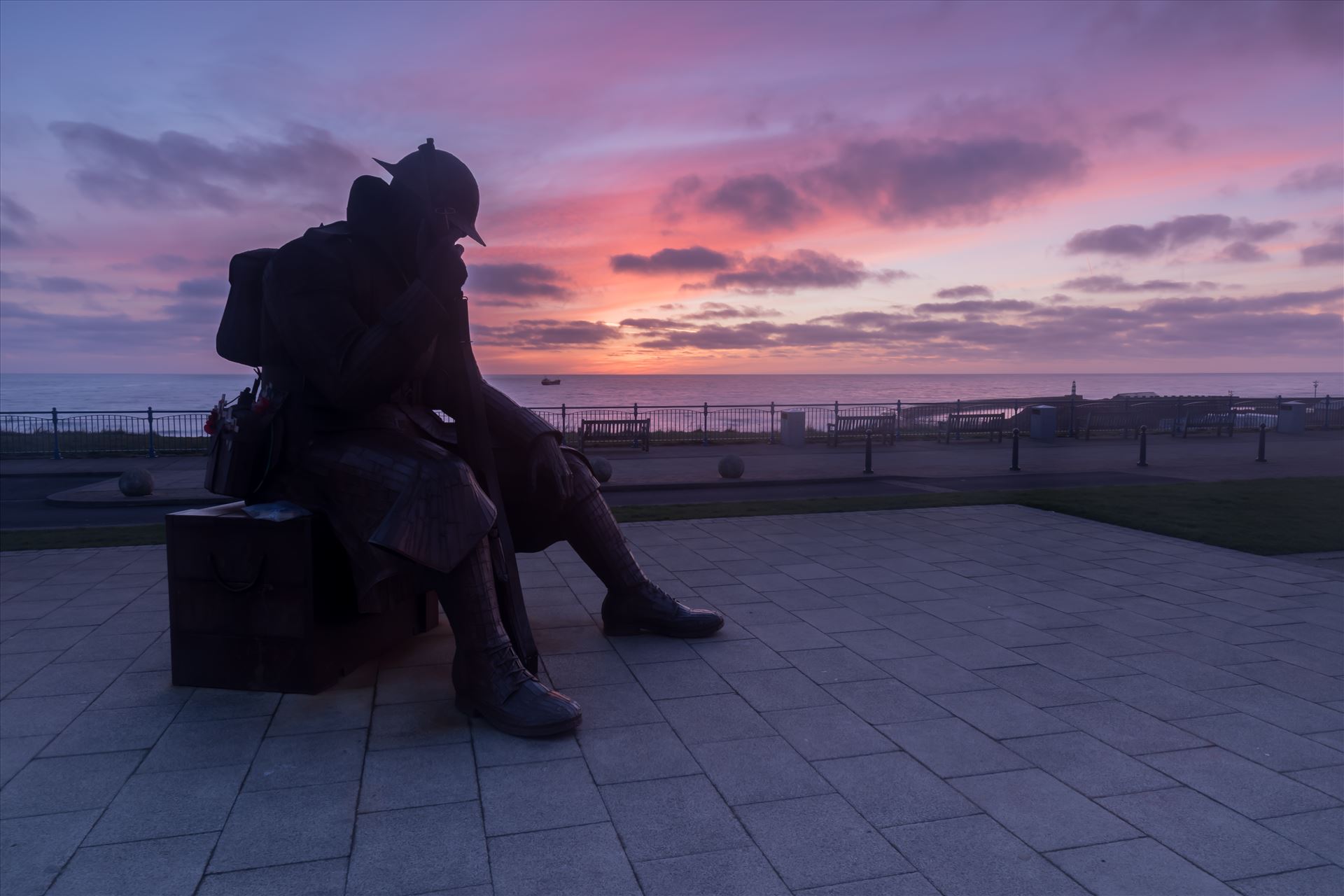 Mission 1101 `Tommy` - The steel statue, by local artist Ray Lonsdale, was so popular that people in Seaham began a campaign to buy it.
The piece, called 1101 but know locally as Tommy, was inspired by World War One and is named to reflect the first minute of peace. by philreay