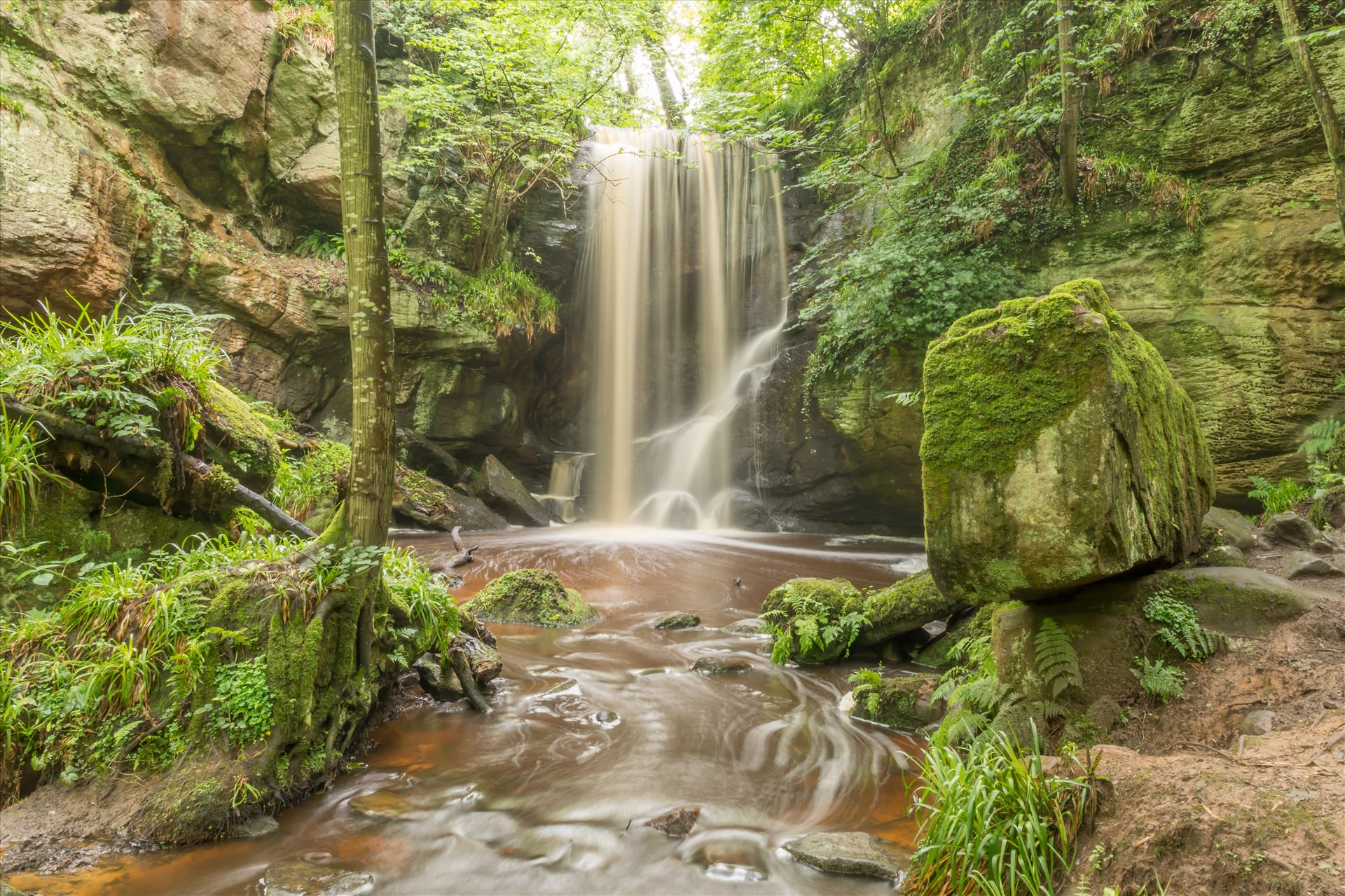 Roughing Linn, Northumberland. - Tucked away in north Northumberland is this hidden gem that is Roughting Linn waterfall. by philreay