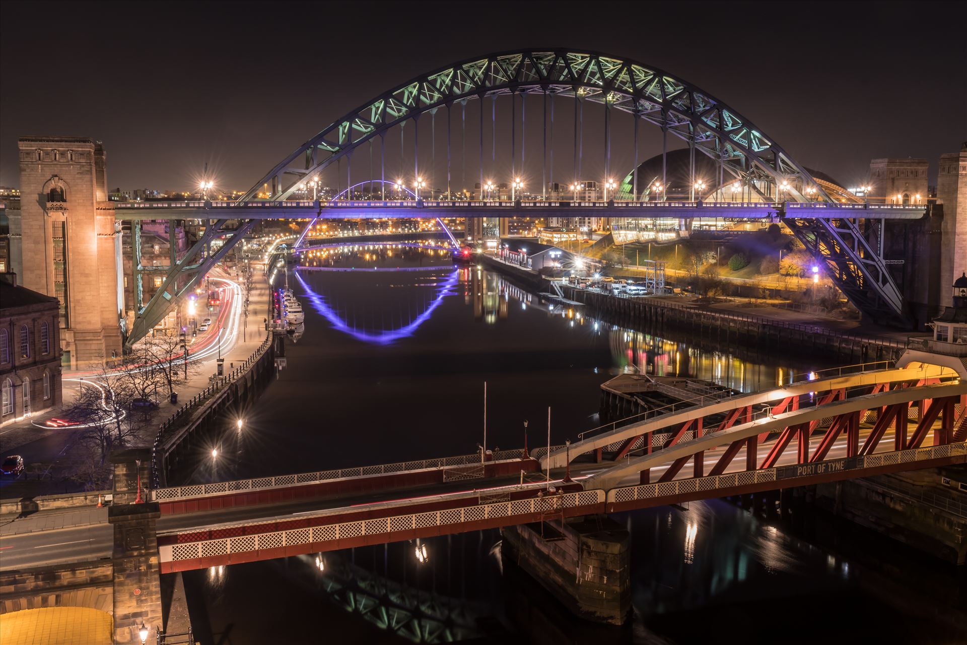 The Tyne at night 1 -  by philreay