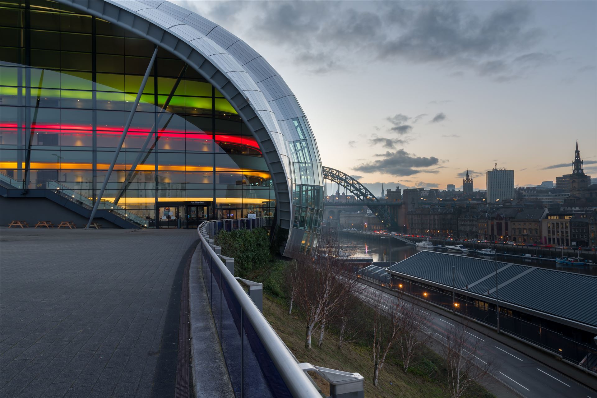 The Sage, Gateshead - The Sage building is a concert venue and also a centre for musical education, located in Gateshead on the south bank of the River Tyne, in the North East of England. It opened in 2004. by philreay