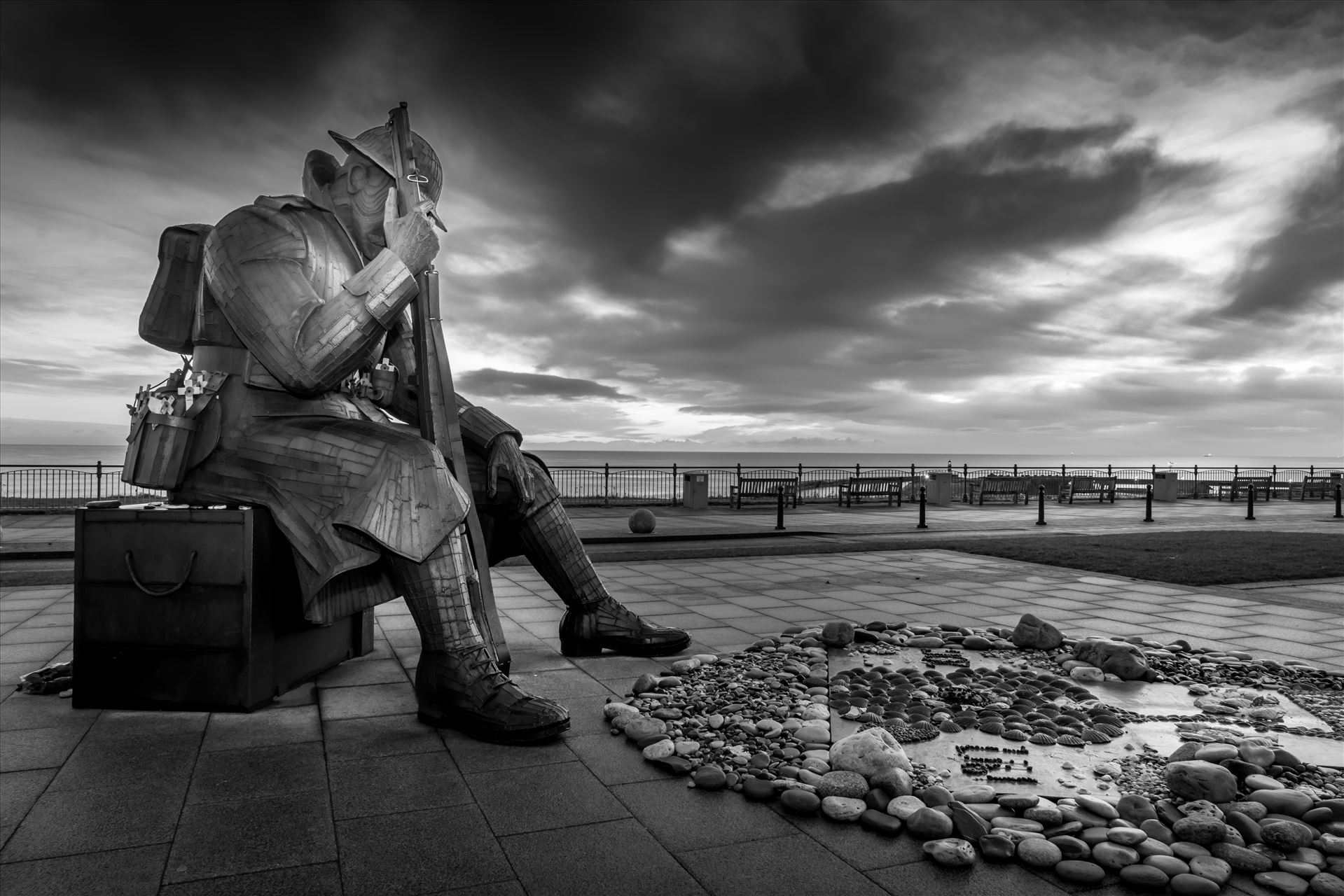 Mission 1101 `Tommy` - The steel statue, by local artist Ray Lonsdale, was so popular that people in Seaham began a campaign to buy it.
The piece, called 1101 but know locally as Tommy, was inspired by World War One and is named to reflect the first minute of peace. by philreay