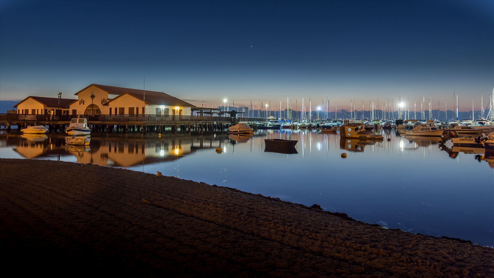 Blue hour at Los Alcazares -  by philreay