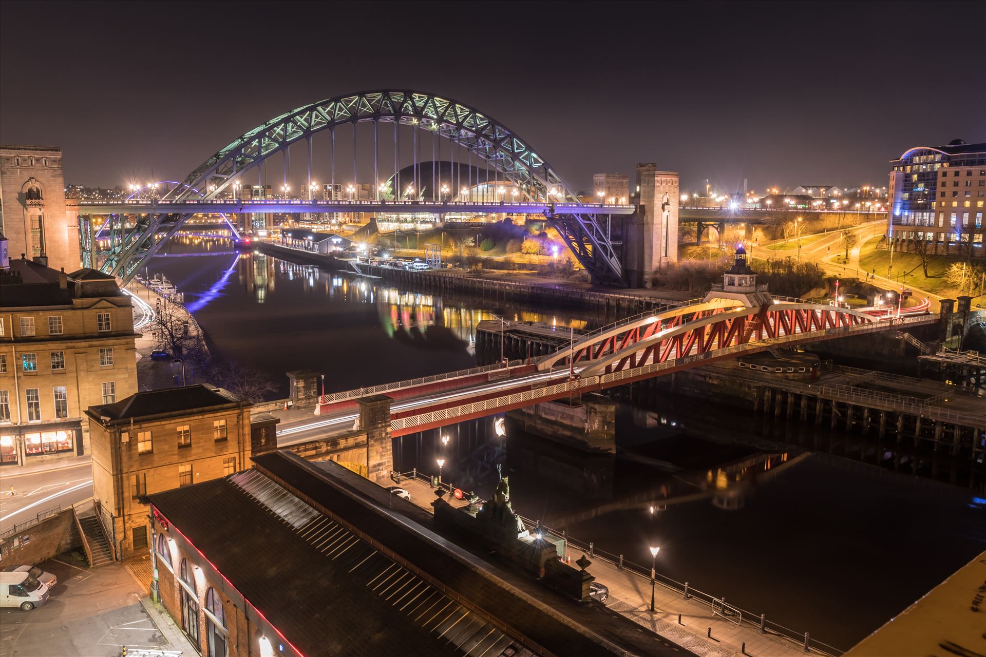 The Tyne at night 2 -  by philreay