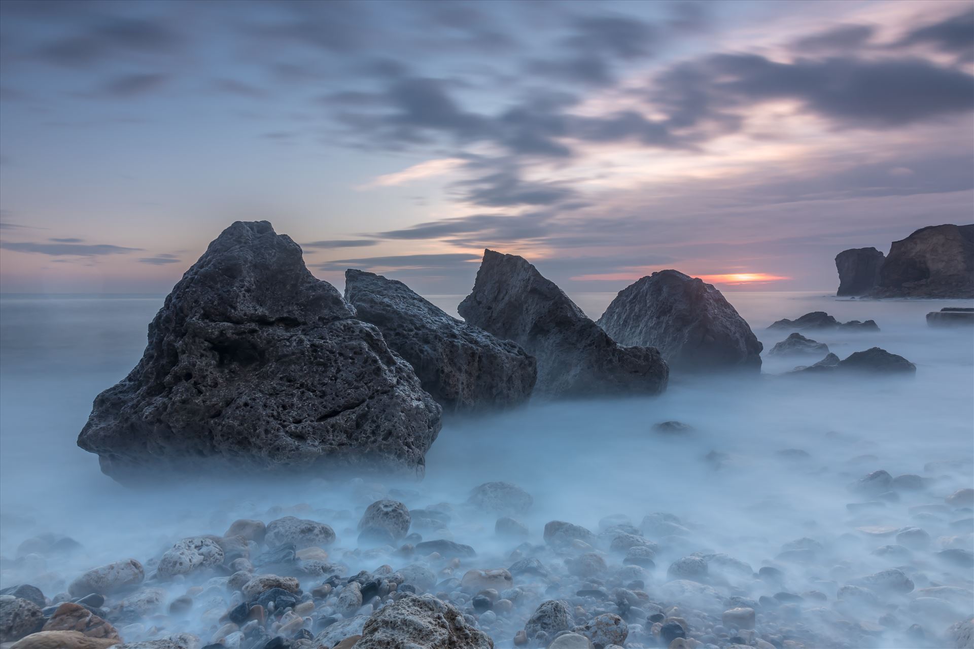 The 4 Sisters of Graham Sands, South Shields -  by philreay