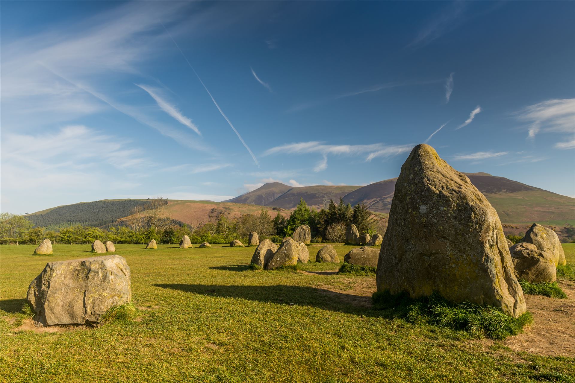 Castlerigg stone circle - One of around 1,300 stone circles in the British Isles, it was constructed as a part of a megalithic tradition that lasted from 3,300 to 900 BC, during the Late Neolithic and Early Bronze Ages. The stone circle is situated nr Keswick by philreay