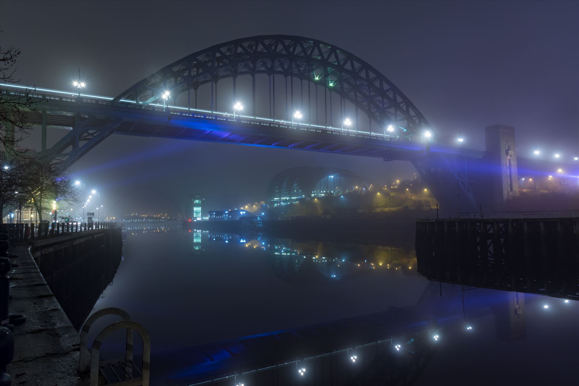 Fog on the Tyne 2 - Shot on the quayside at Newcastle early one foggy morning by philreay