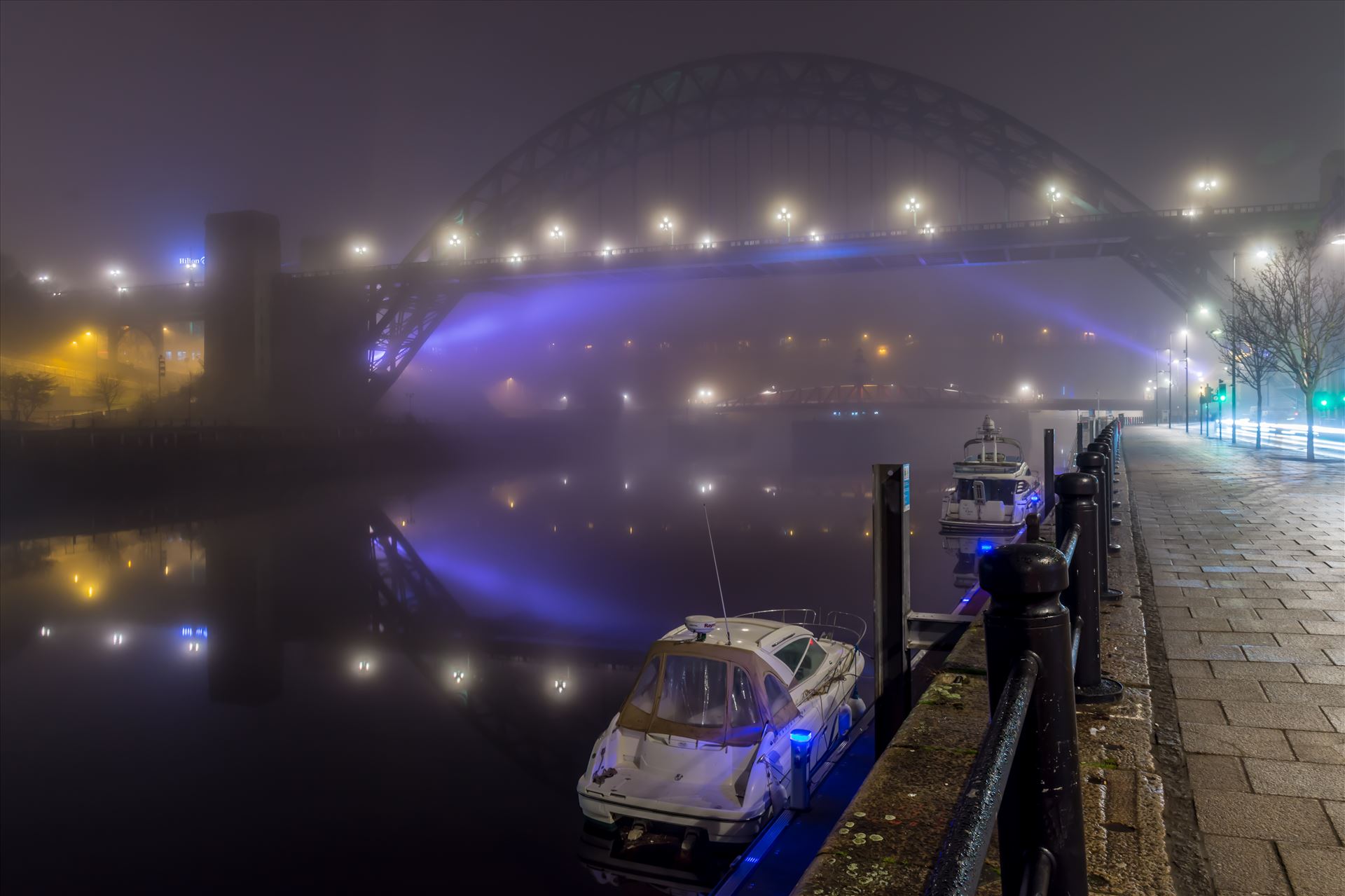 Fog on the Tyne 3 - Shot on the quayside at Newcastle early one foggy morning by philreay