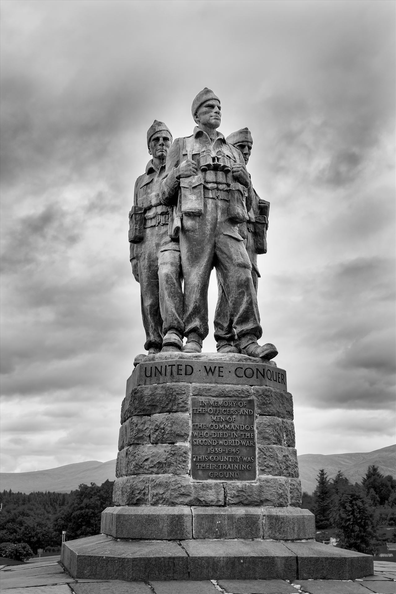 Commando memorial - The Commando Memorial is a Category A listed monument in Scotland, dedicated to the men of the original British Commando Forces raised during World War II. Situated around a mile from Spean Bridge village by philreay