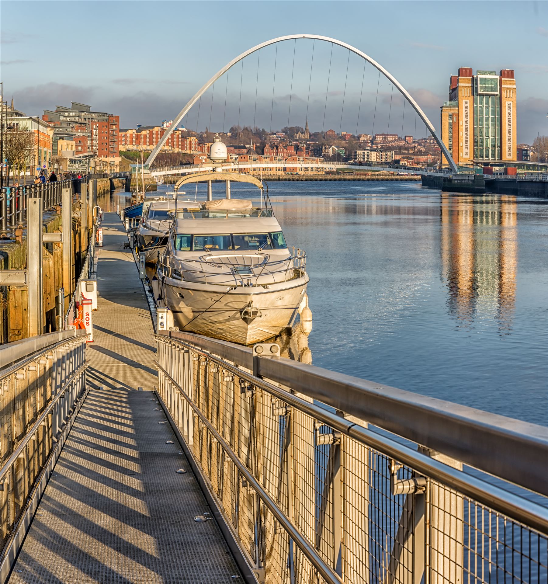 Newcastle marina -  by philreay