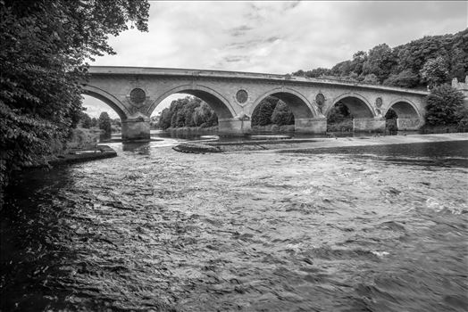 Bridge over the Tweed - This bridge over the River Tweed denotes the English/Scottish border at Coldstream in the Scottish Borders.