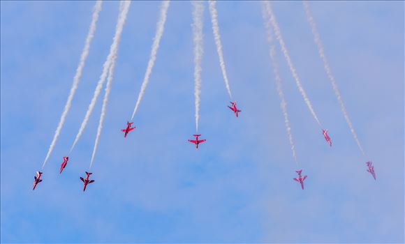 The Red Arrows taken at the Sunderland air show 2016