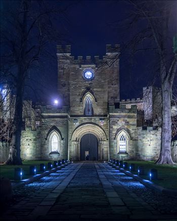 An arch leading to Durham Castle - 