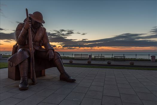 The steel statue, by local artist Ray Lonsdale, was so popular that people in Seaham began a campaign to buy it.
The piece, called 1101 but know locally as Tommy, was inspired by World War One and is named to reflect the first minute of peace.