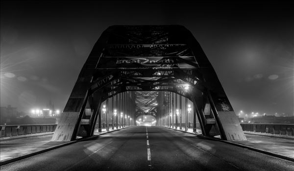 Tyne bridge - The Tyne Bridge at night