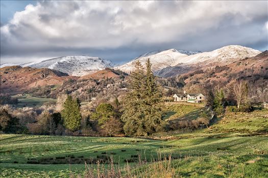 A snowy landscape shot taken in the Lake District.