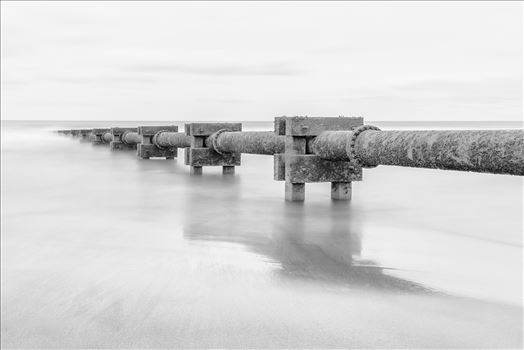 A long exposure shot taken on Blyth beach, Northumberland.