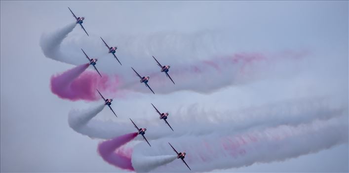 The Red Arrows taken at the Sunderland air show 2016