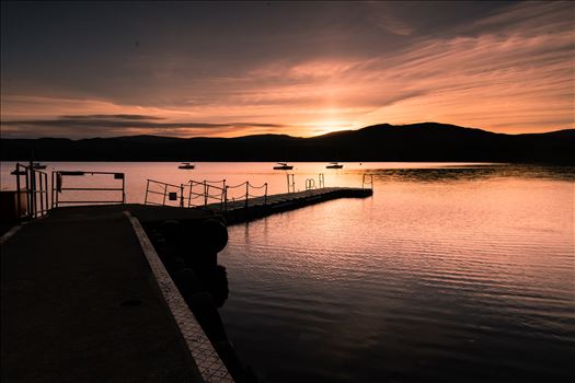 Sunset at Loch Insh, nr Aviemore - 