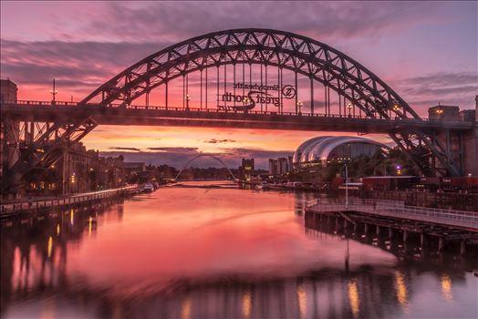 Long exposure sunrise on the Tyne - 