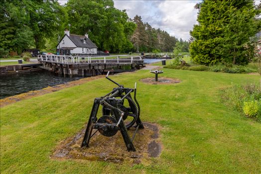 Kytra lock, Caladonian canal, Scotland - 
