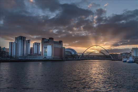 Sunset on the Tyne - 