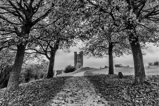 Broadway Tower is a folly on Broadway Hill, near the village of Broadway,Worcestershire, at the second-highest point of the Cotswolds. The "Saxon" tower was the brainchild of Capability Brown and designed by James Wyatt in 1794.