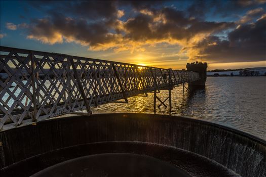 Sunset at Fontburn Reservoir, Northumberland. - 