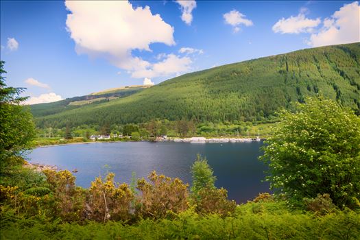 Laggan locks - Laggan is a small village in the Great Glen, in the Highland region of Scotland, is situated between Loch Lochy and Loch Oich on the Caledonian Canal.