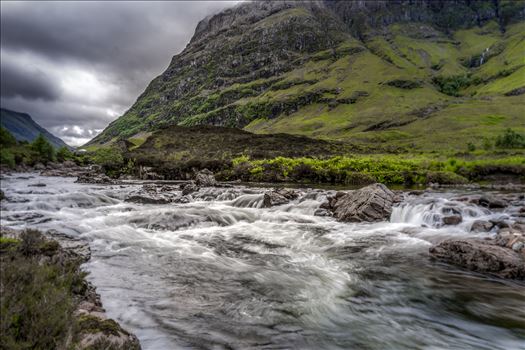 Clanhaig falls - Clanhaig falls are located in the beautiful location of Glencoe in the Scottish Highlands.