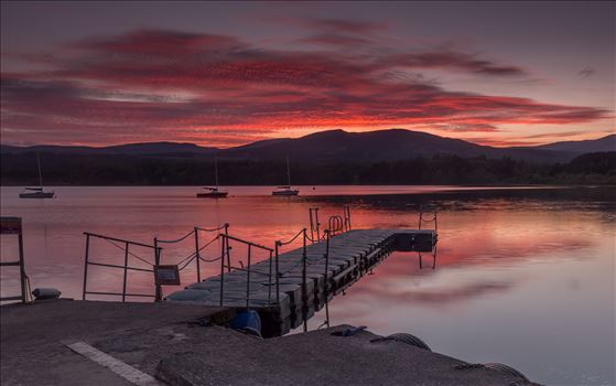 Sunset at Loch Insh, nr Aviemore - 