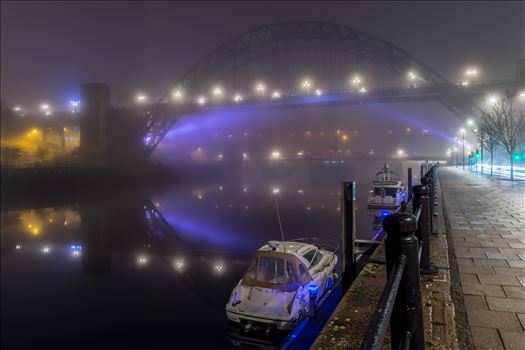 Shot on the quayside at Newcastle early one foggy morning