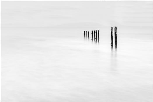 This is a minimalistic image taken near Whitley Bay near St Mary`s lighthouse.